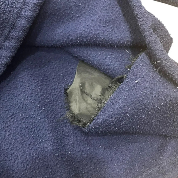 Brooks Brothers Blue Fleece Quarter Zip Sweater XL - Picture 4 of 11